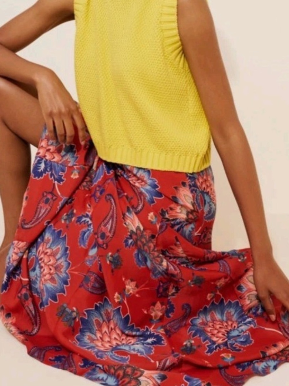 FARM Rio Luang Midi Skirt